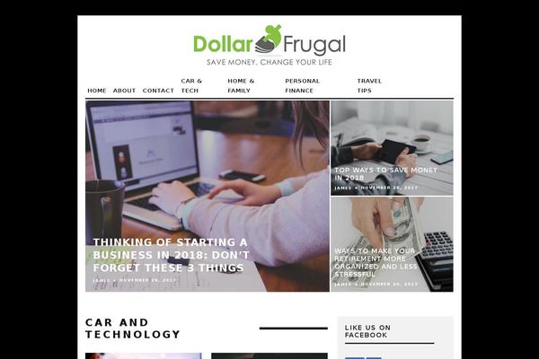 15Zine Child theme site design template sample