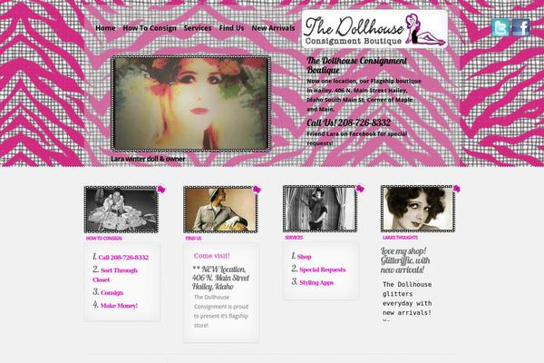 Feather theme site design template sample