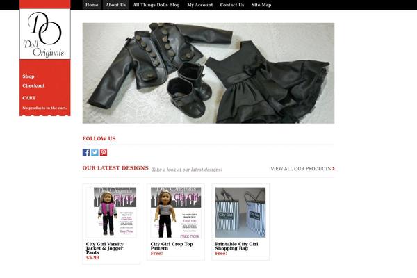Merchant theme site design template sample