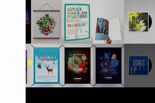 Folio Two theme site design template sample
