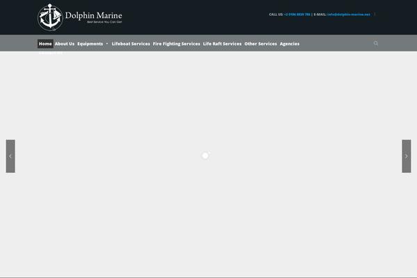 Marine theme site design template sample