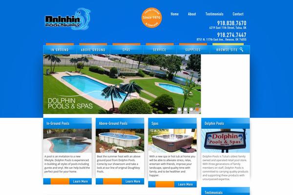 dolphinpoolstulsa.com site used Dolphin