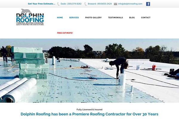dolphinroofing.com site used Wp_spectrum
