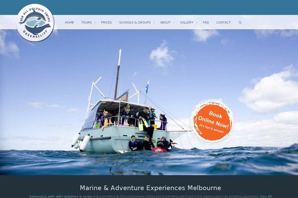 Marine theme site design template sample
