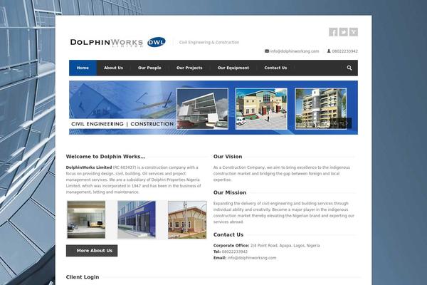 Centum theme site design template sample
