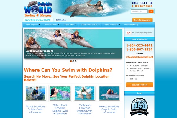 DolphinWorld theme websites examples