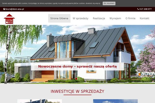dom-ena.pl site used Domena
