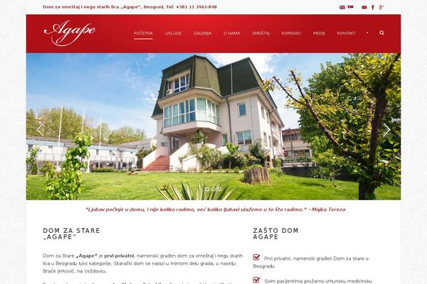 Site using Gdlr-hotel plugin