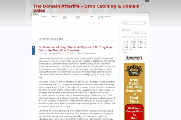 dfBlog theme site design template sample