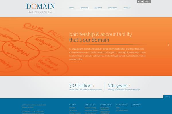 domaincapitaladvisors.com site used Domain