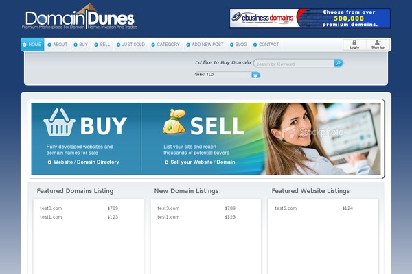 Responsive theme site design template sample