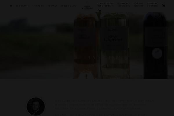Vino theme site design template sample