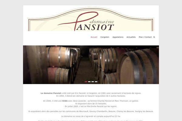 Esteem theme site design template sample