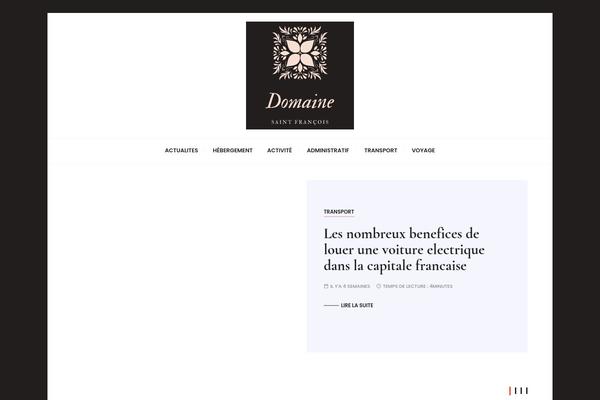 GuCherry Blog theme site design template sample