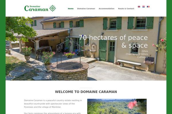 Hardy theme site design template sample