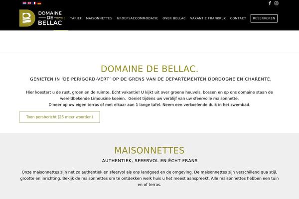 domainedebellac.com site used Bellac