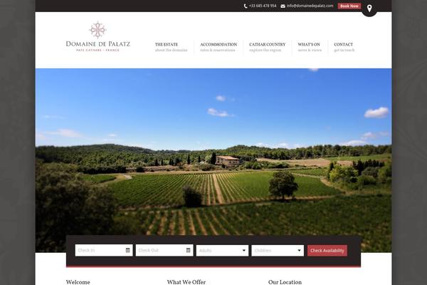 Soho Hotel theme site design template sample