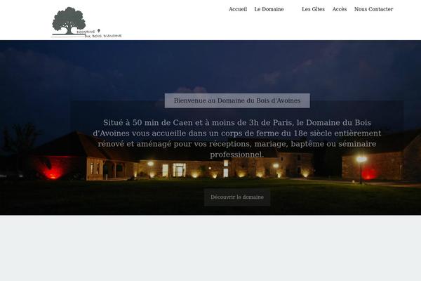 Start Point theme site design template sample