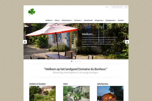 Chameleon theme site design template sample
