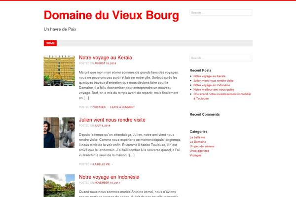 Debut theme site design template sample