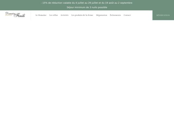 domainefinili.com site used Milenia-child