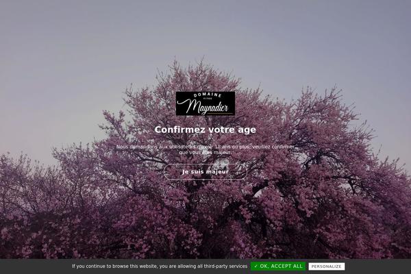 WineShop theme site design template sample