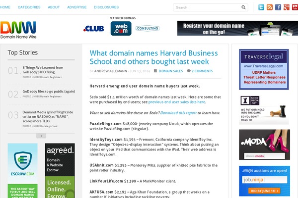 dnw theme websites examples