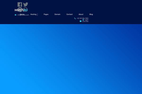 Site using Hostiko-domain-checker plugin