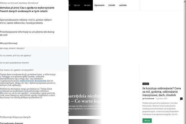 Newspaper theme site design template sample