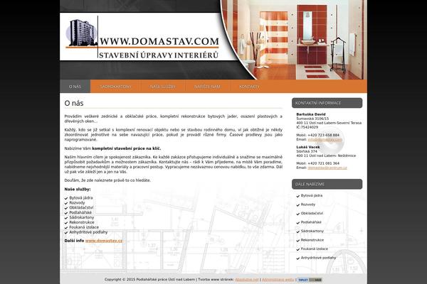 Default theme site design template sample