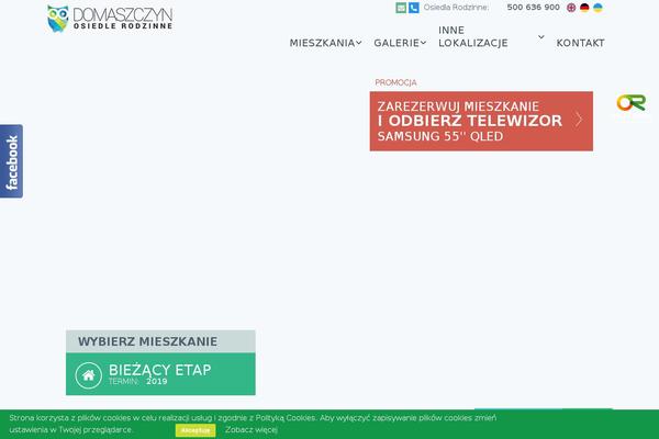domaszczyn.com.pl site used Xhorizons