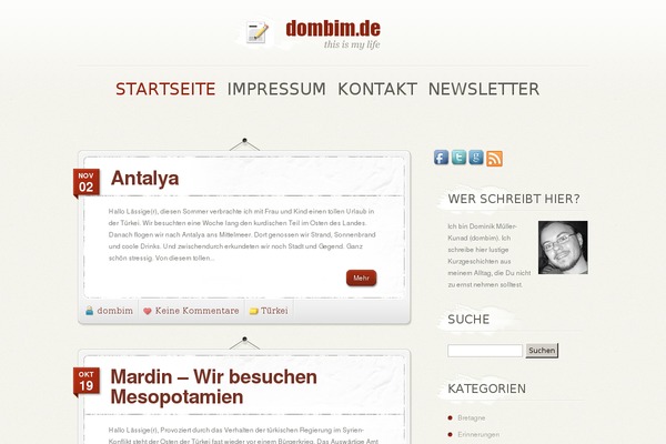 Personalpress theme site design template sample