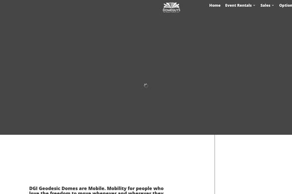 Divi Child theme site design template sample
