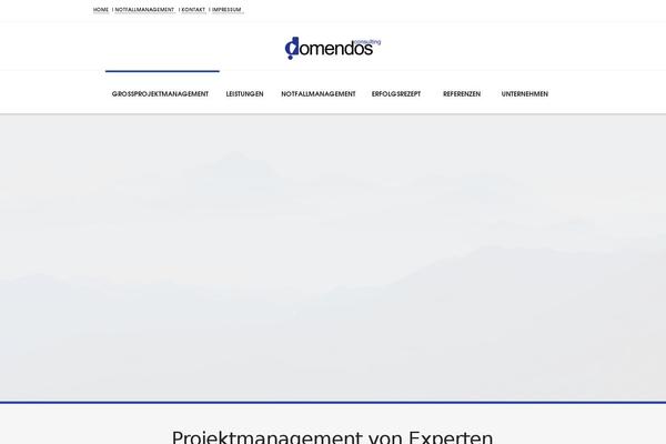 X Child theme site design template sample