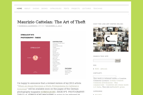 Brunelleschi theme site design template sample