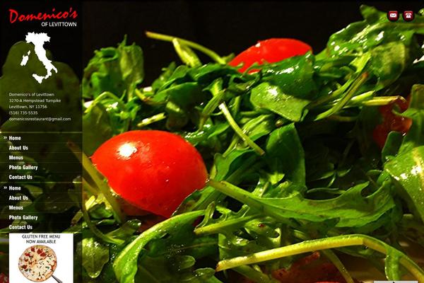 Ristorante theme site design template sample