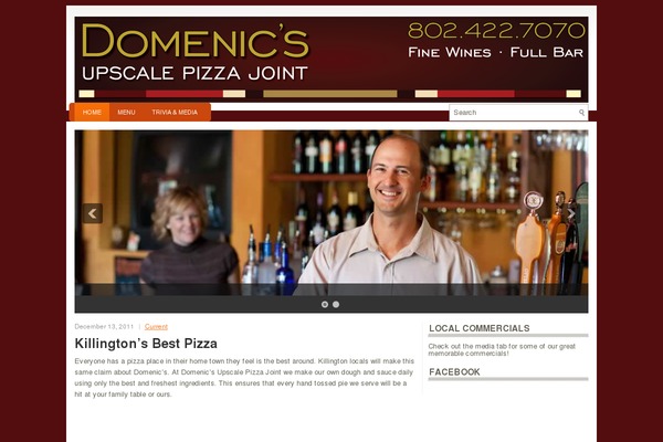 domenicspizzeria.com site used Gradus