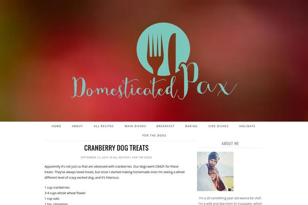 Gourmet theme site design template sample