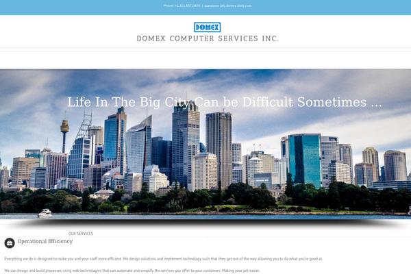 Avada theme site design template sample