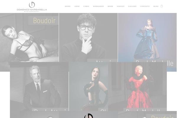 Kinetika theme site design template sample