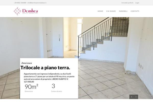 Realty theme site design template sample