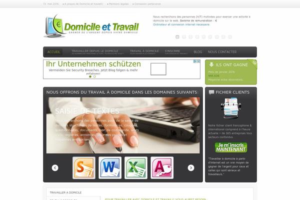 Cloud theme site design template sample