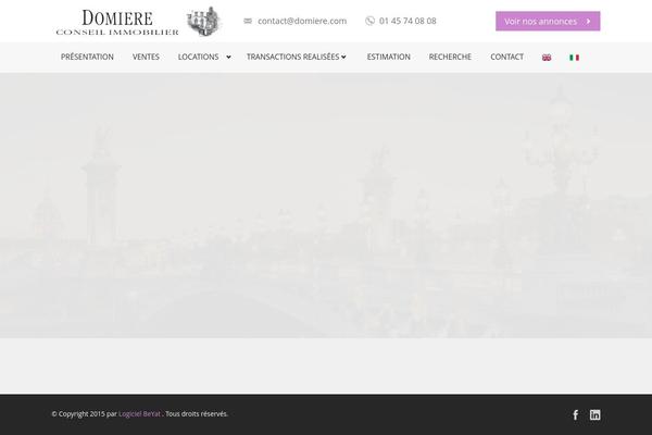 Realia theme site design template sample
