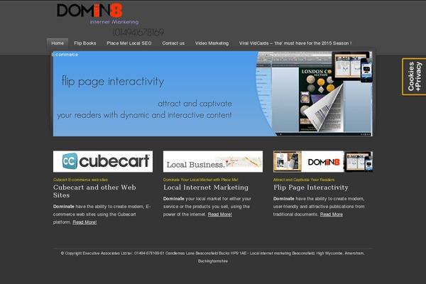 Cubit theme site design template sample