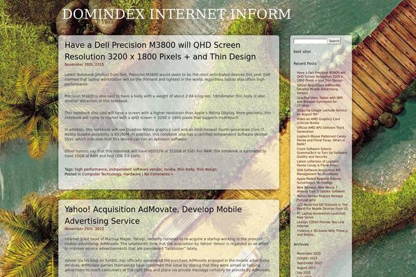 Glossy Stylo theme site design template sample