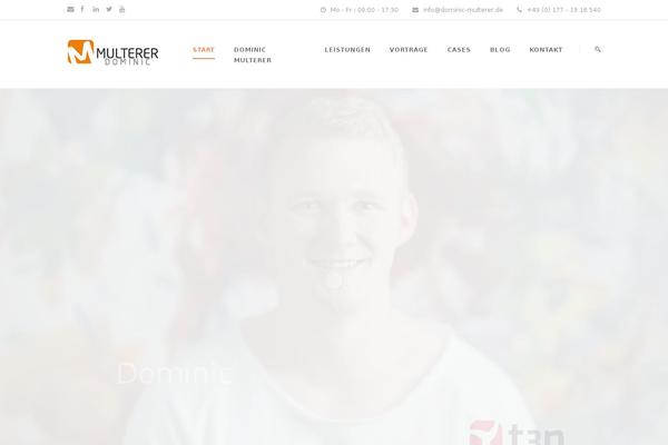 Finanza theme site design template sample