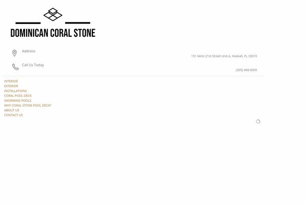 dominicancoralstone.com site used Flooring