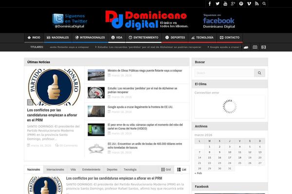 Multinews theme site design template sample