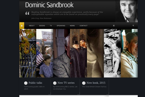 Calibra theme site design template sample