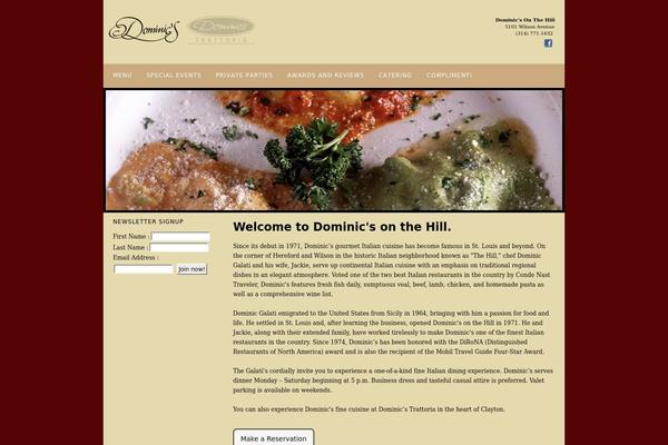Backstage theme site design template sample